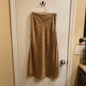 Leopard Midi Skirt